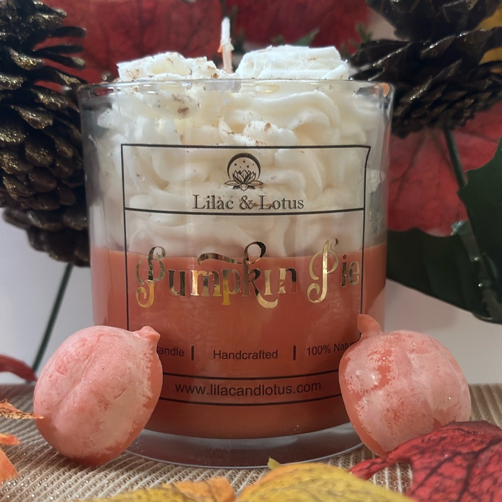 Pumkin Pie Scented Dessert Candles